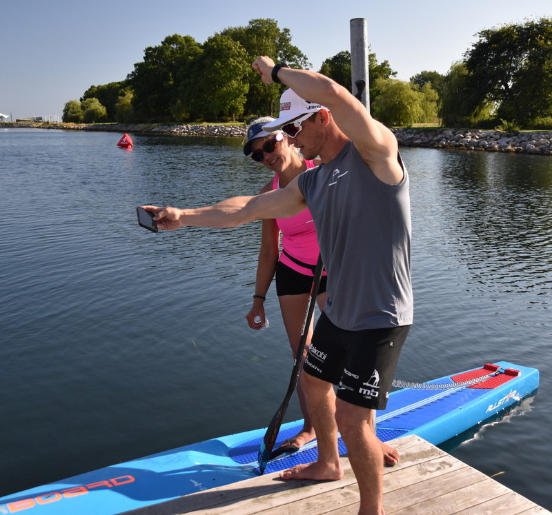 Training mit Michael Booth